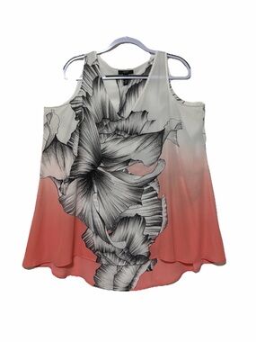 Alfani High-Low Floral Tank Tunic Top